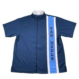 VTG Champs Sports UNC Tarheels Basketball Warm Up Shooting Jacket Mens Sz L EUC